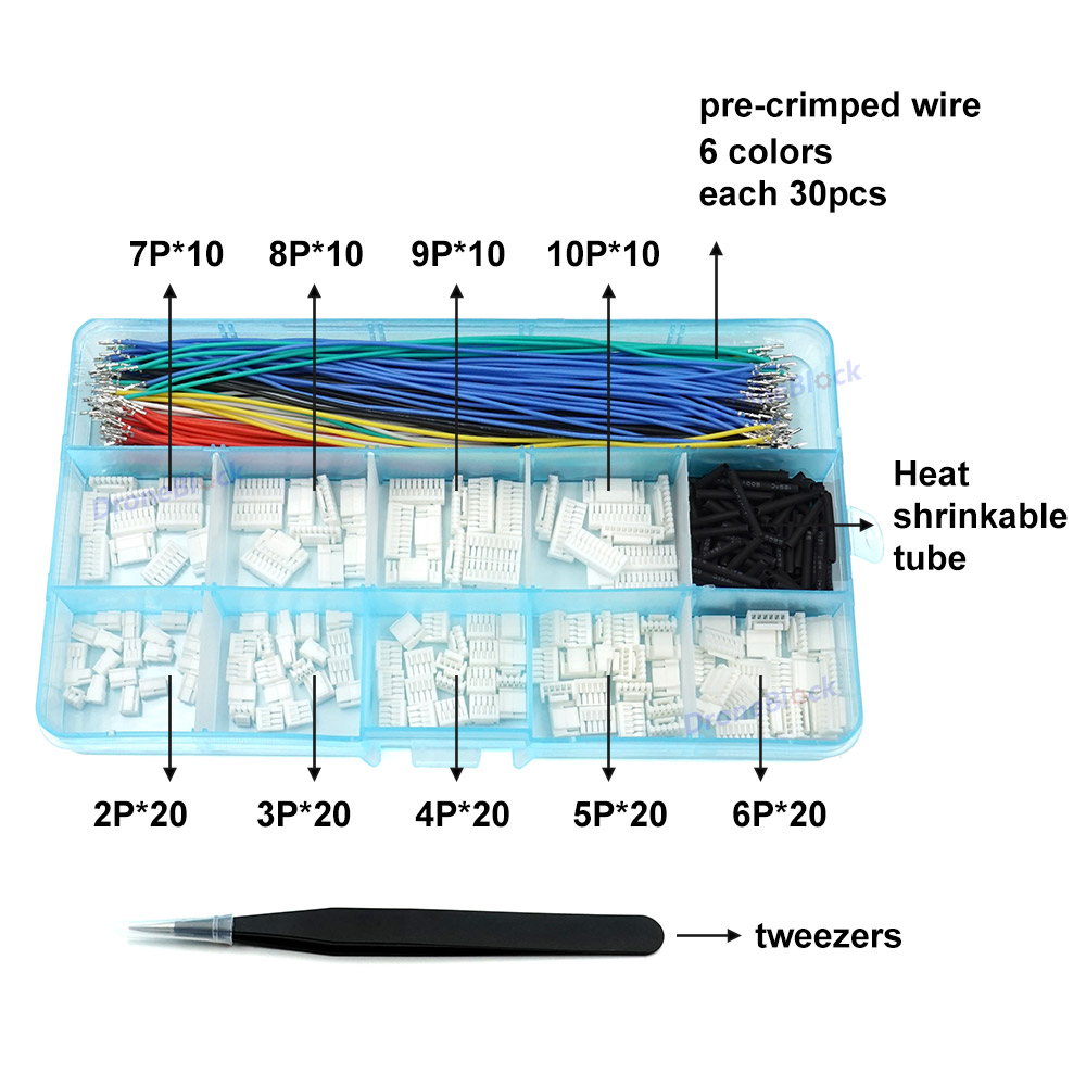 JST GH Connectors and Pre-Crim – Drone Kit Hexacopter recenzja i cena
