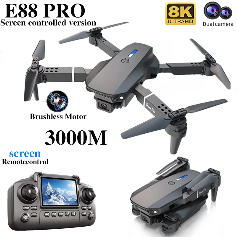 Professional E88 PRO Drone wit – Drone Kit Professional recenzja i cena