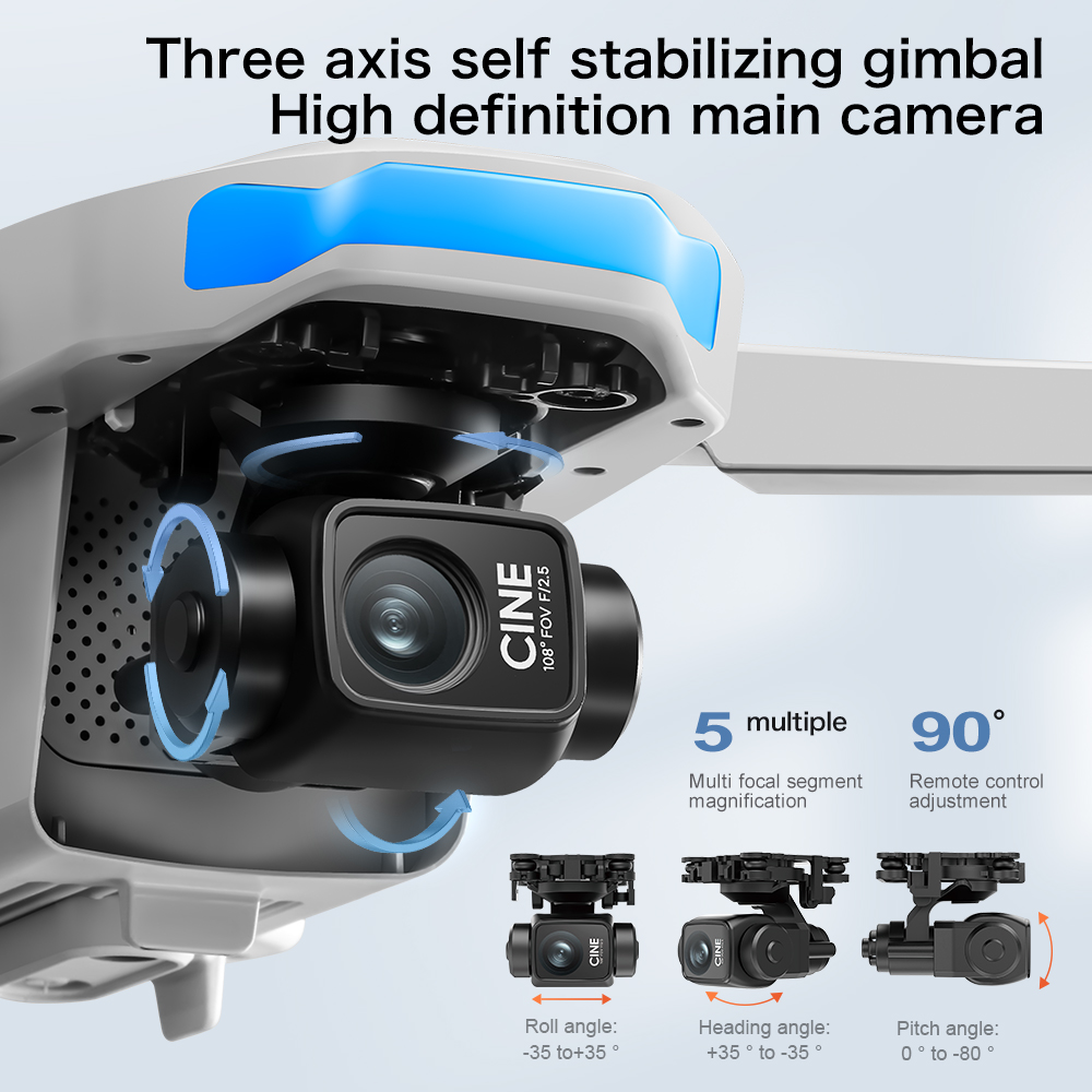 S-X1 MAX GPS Drone with 3-Axis – Drone Kit Long Range recenzja i cena