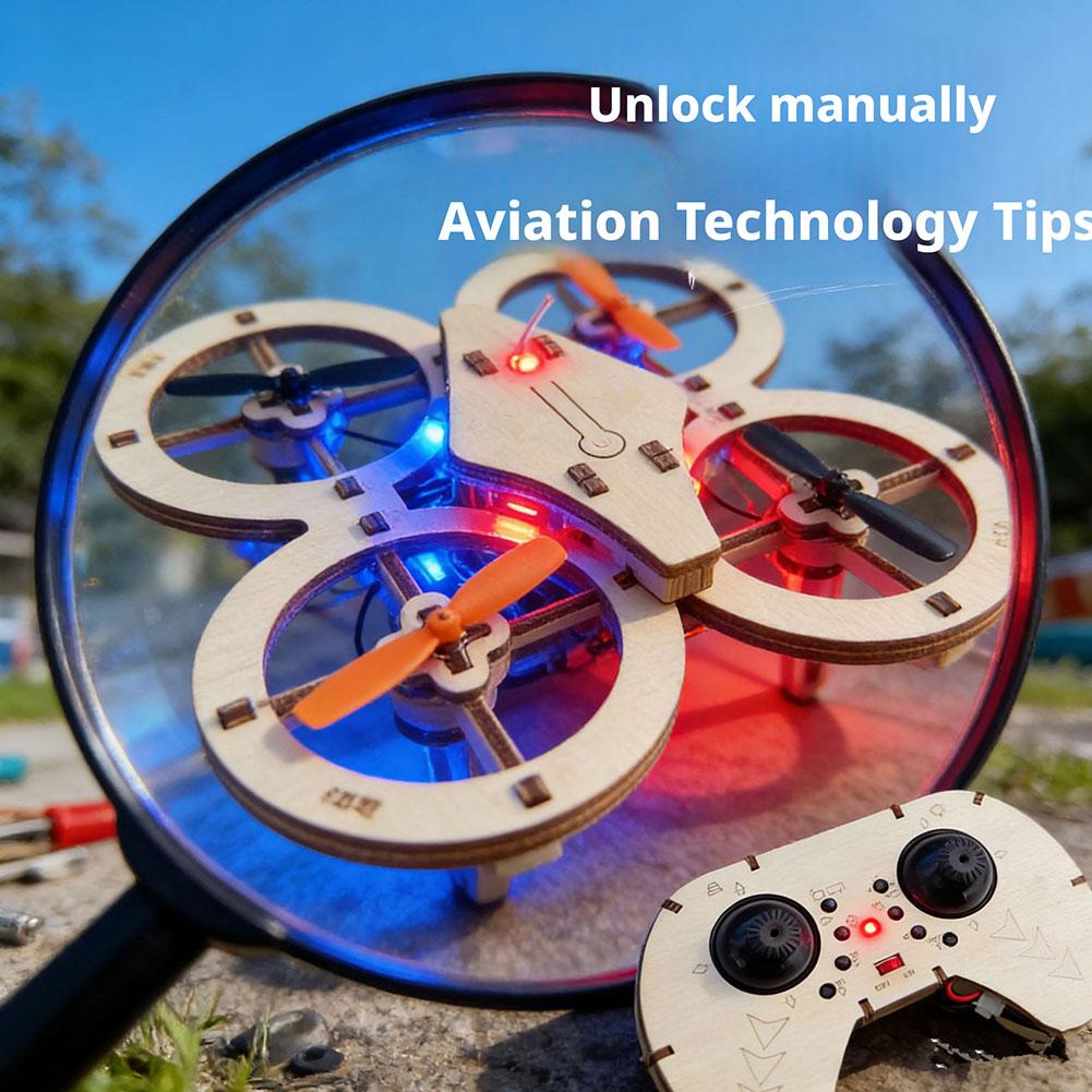 DIY Wooden RC Drone Quadcopter – Drone Kit Octocopter recenzja i cena