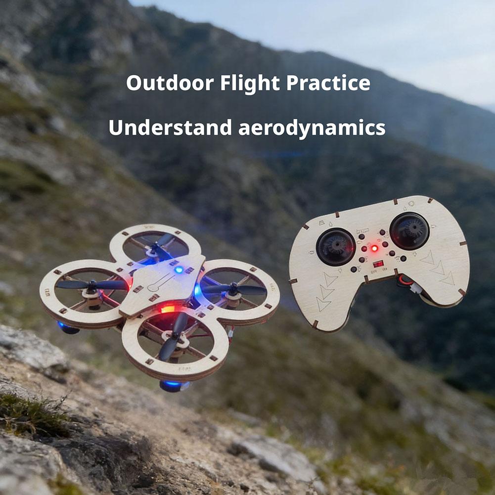 DIY Wooden RC Drone Quadcopter – Drone Kit Octocopter recenzja i cena