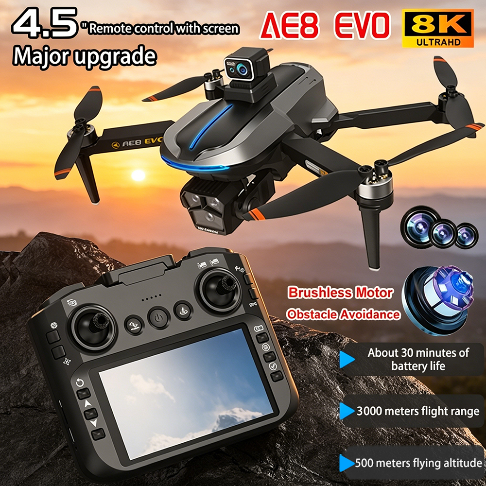 AE8 EVO Drone 4K Professional  – Drone Kit Professional recenzja i cena