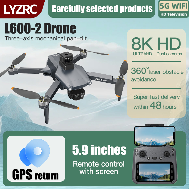 LYZRC L600-2 MAX GPS Drone 3-A – Drone Kit Long Range recenzja i cena