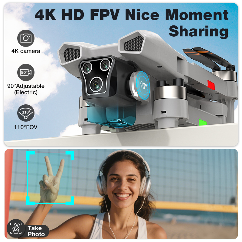 NEW Hot L017 Pro Drone Brushle – Drone Kit Professional recenzja i cena