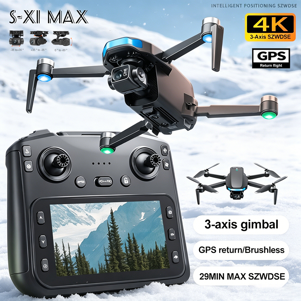 New S-X1 MAX Drone GPS 8K Prof – Drone Kit Professional recenzja i cena